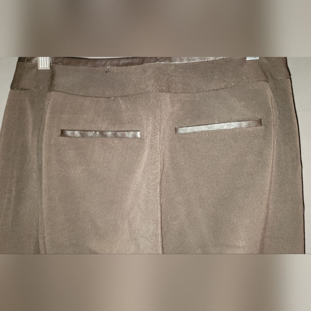 2/$15: Brown Rafaella Dress Pants. - Picture 2 of 4
